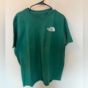 The North Face Men's Short Sleeve Tee - Deep Green with White Logo